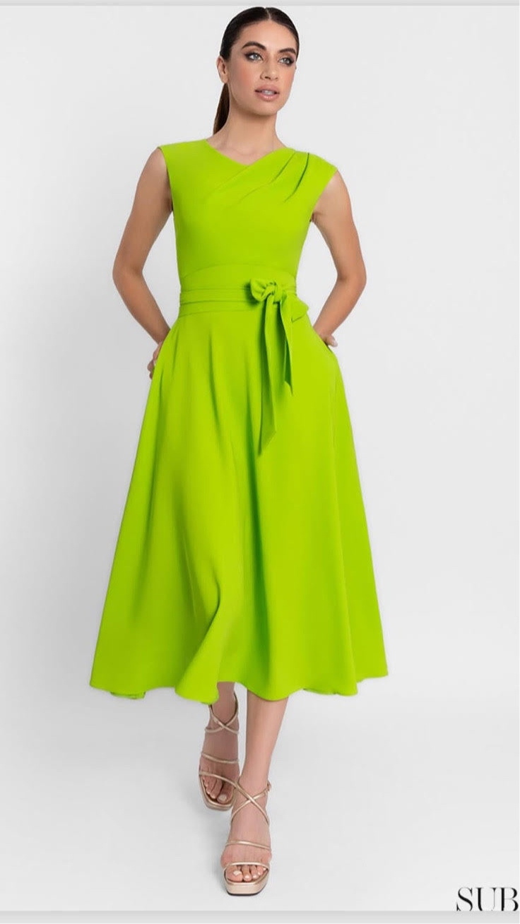 Lime Midi Dress