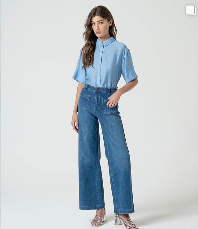 Soft Wide Leg Jeans